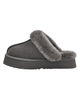 UGG 1122550 Charcoal Disquette Slippers with Fur Trim Myselflingerie.com
