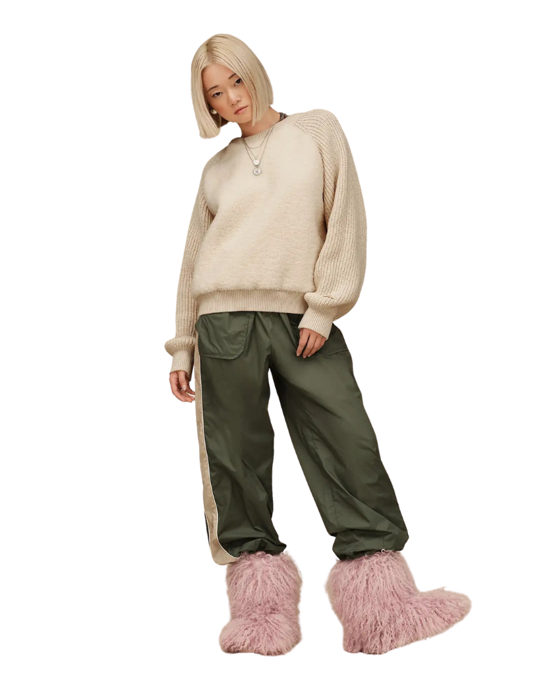 UGG 1171486 Cream Zayla ChateauKnit Pull on Sweater Myselflingerie.com