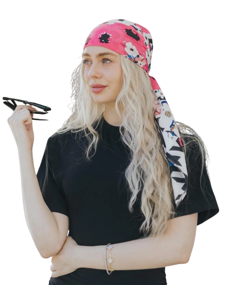 Tie Ur Knot Camellia Cascade Square Scarf Myselflingerie.com