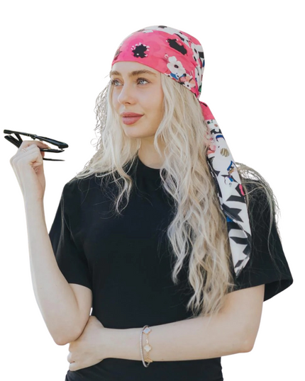 Tie Ur Knot Camellia Cascade Square Scarf Myselflingerie.com