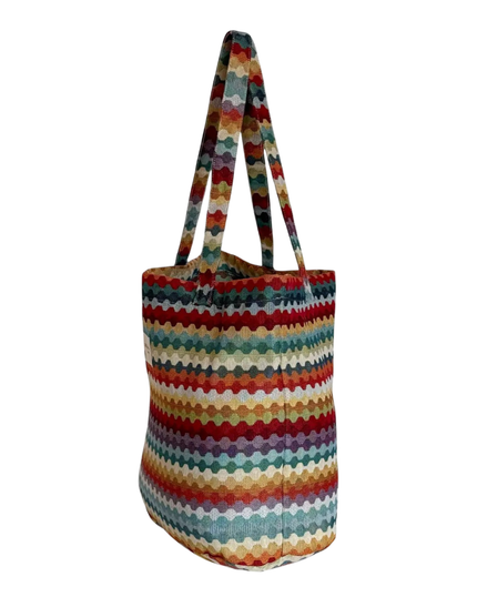 De La Mur BOSGRITZO Multicolor Ritzo Large Tote Bag Myselflingerie.com