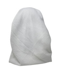 Royal T TSFVS-OB-WH Solid White Crinkle Open Back Pre-Tied Bandanna with Velvet Grip Myselflingerie.com