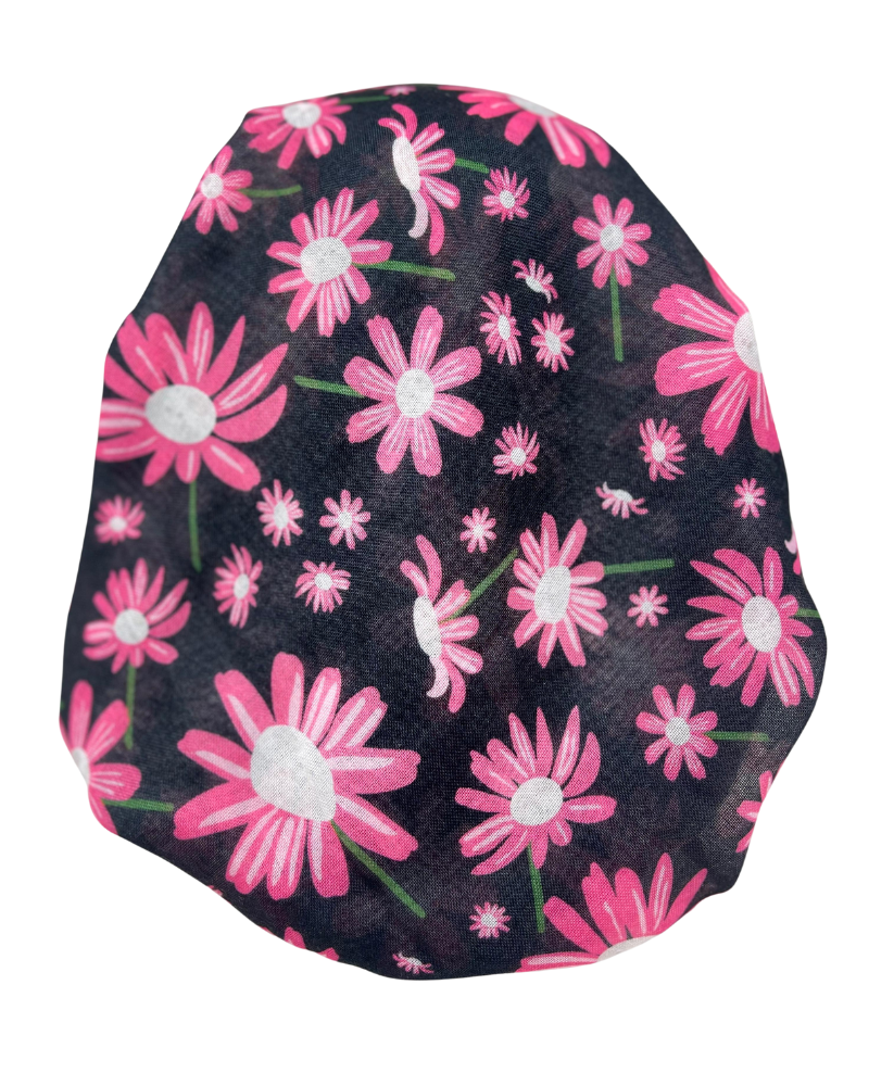 It's Younique PP-DAI-PNK Pink Daisies Pre-Tied Bandanna with Velvet Grip Myselflingerie.com