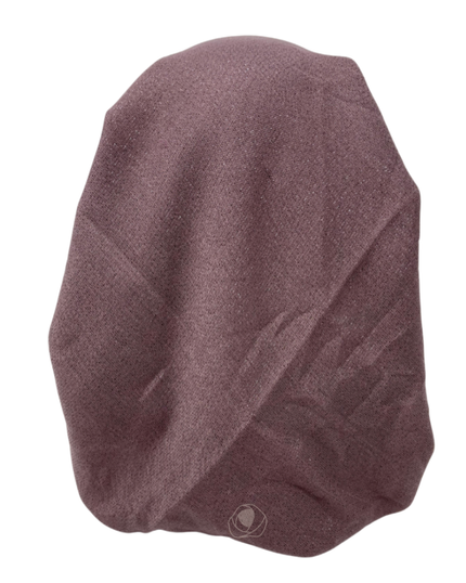 It's Younique OB-SHIM-RO Solid Rose Shimmer Pre-Tied Open Back Bandanna with Velvet Grip Myselflingerie.com