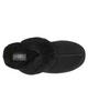 UGG 1122550 Black Disquette Slippers with Fur Trim Myselflingerie.com