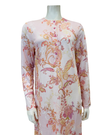 Furstenburg 25290276LI Rose Paisley Button Down Cotton Blend Nightgown Myselflingerie.com