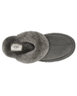 UGG 1122550 Charcoal Disquette Slippers with Fur Trim Myselflingerie.com