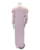 Iora Lingerie 25123C Soft Pink V Neck Button Down Flutter Sleeve Modal Nightgown Myselflingerie.com