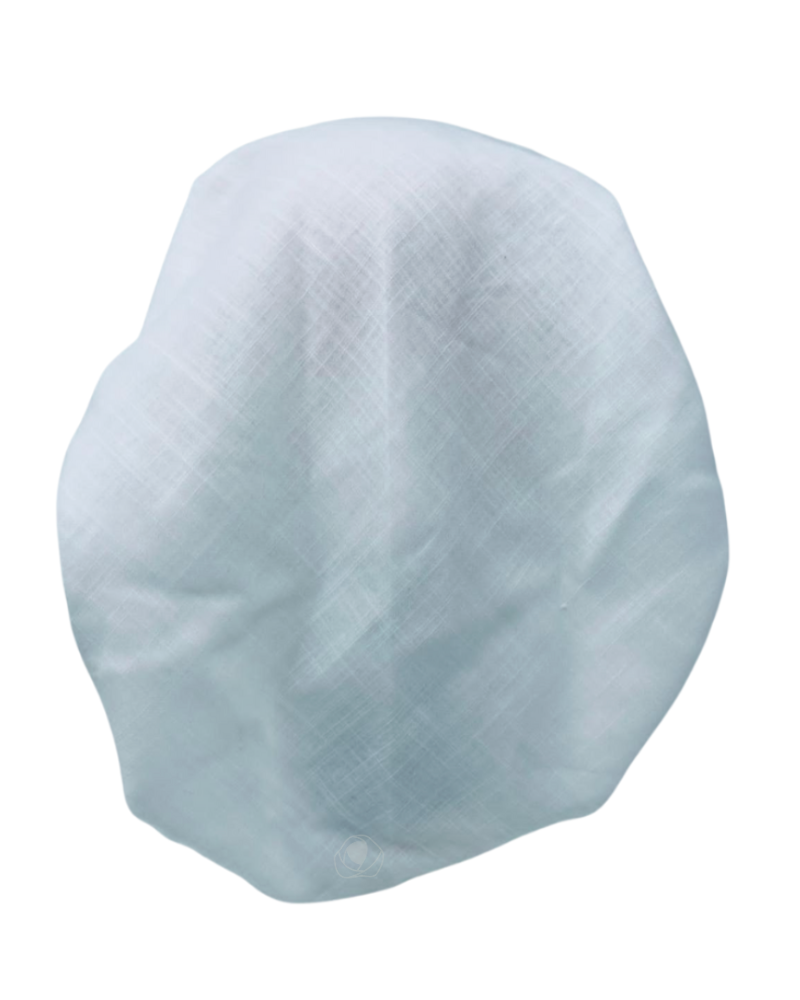 altimge2 for Cherie SPC309A-WH White Solid Fringe Design Adjustable Closed Back Pre-Tied Bandanna Myselflingerie.com