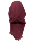 It's Younique OB-SHIM-MA Solid Maroon Shimmer Pre-Tied Open Back Bandanna with Velvet Grip Myselflingerie.com