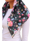Scarf Bar Painted Petal Classic Pre-Tied Bandanna with Velvet Grip Myselflingerie.com