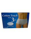 Cotton Touch MAXI Black Cotton Maxi Briefs 3 Pack Myselflingerie.com