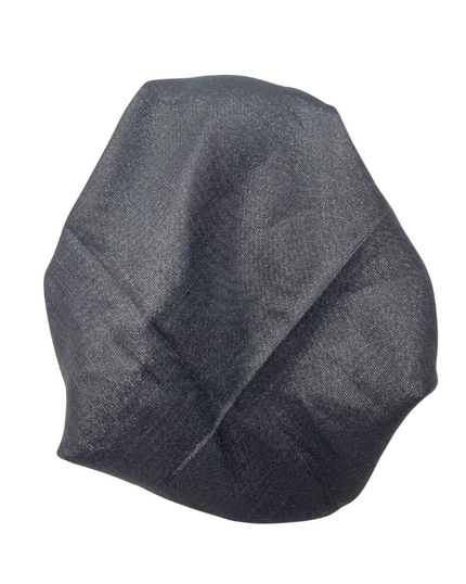 It's Younique PP-SHIM-BLK Solid Black Shimmer Pre-Tied Bandanna with Velvet Grip Myselflingerie.com