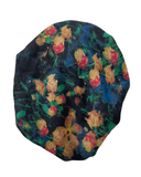 Lizi Headwear ETCH016 Multicolor Floral / Dots Tail Pre-Tied Bandanna with Full Grip Myselflingerie.com
