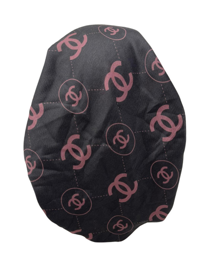 Revaz HS659A/N Black/Burgundy C Design Adjustable Pre-Tied Bandanna with Velvet Grip Myselflingerie.com