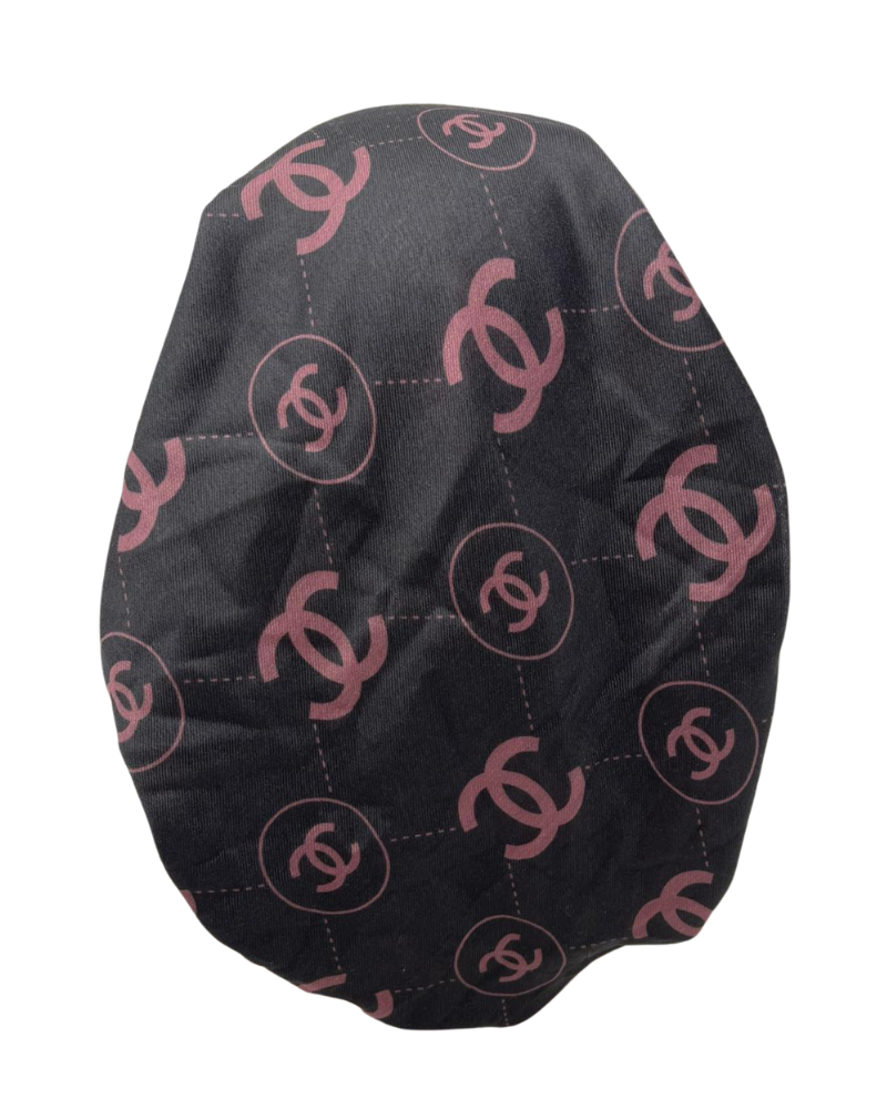 Revaz HS659A/N Black/Burgundy C Design Adjustable Pre-Tied Bandanna with Velvet Grip Myselflingerie.com