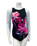 Gottex 25WL180 Black Multi Water Lily High Neck Swimsuit Myselflingerie.com