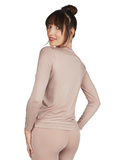 Me Moi CTL06641 Nude Miyabi Long Sleeve Shell Myselflingerie.com