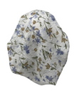 Lizi Headwear ATUWH Tulip Print White Pre-Tied Bandanna with Full Grip Myselflingerie.com