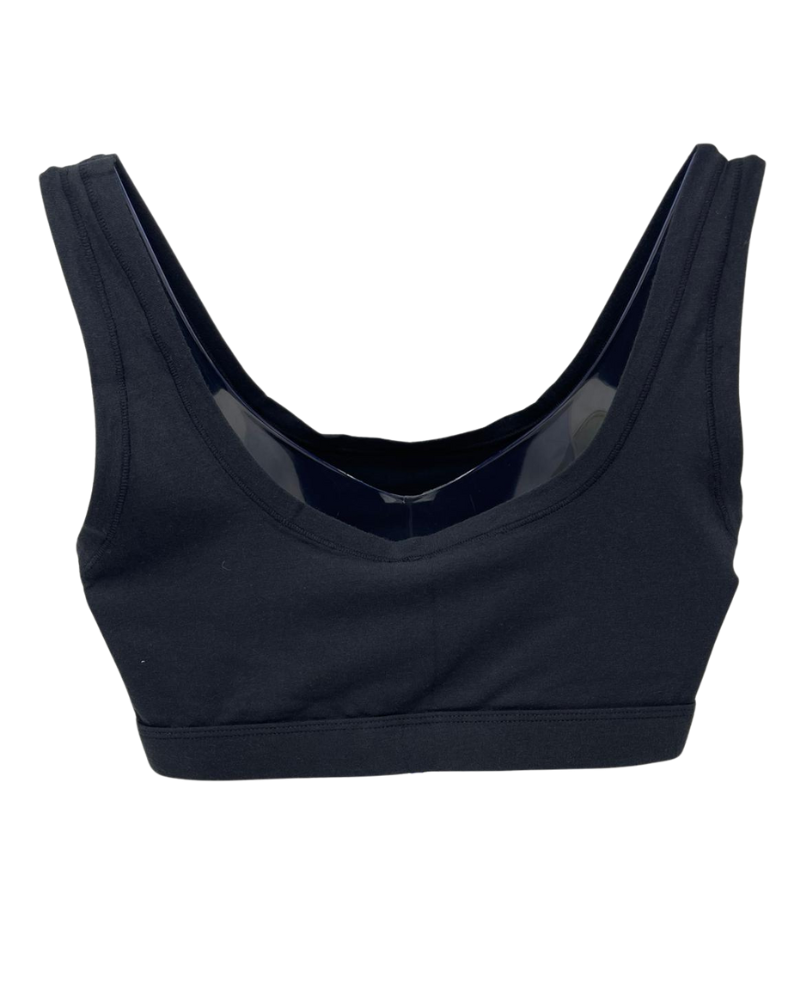 Polo by Ralph Lauren 4P0498-R3004 Onyx Cotton Blend Bralette Myselflingerie.com