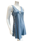 Rya Collection 877 + 878 Chateau Blue Zinnia Chemise & Robe Set Myselflingerie.com