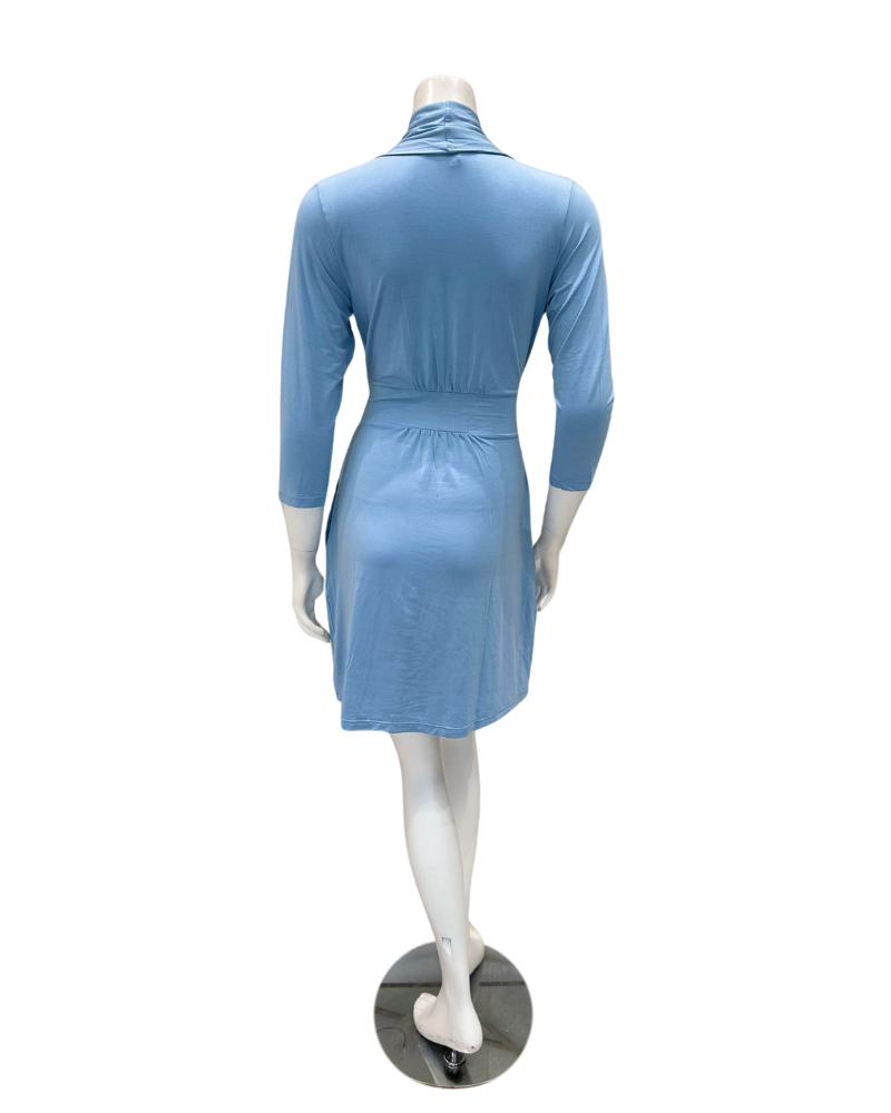 Fleur't 620 Bluebell Modal Short Morning Robe Myselflingerie.com