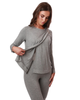 Rojo London May Grey Nursing Modal Pajamas Set Myselflingerie.com