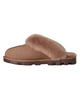 UGG 5125 Rocky Oak Coquette Clog Suede Slippers with Fur Trim Myselflingerie.com
