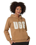 1144506 Chestnut/Plaster Rey UGGFluff Logo Hoodie