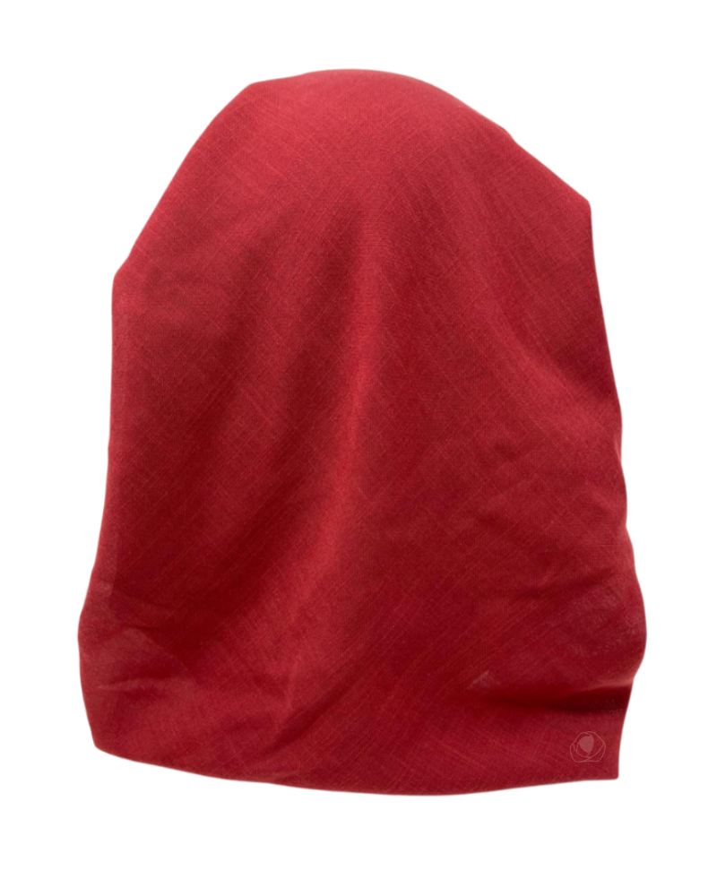 Cherie SP309A-BGY Burgundy Adjustable Pre-Tied Open Back Bandanna Myselflingerie.com