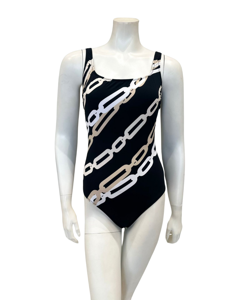 Gottex 25BJ173U Bejeweled Full Coverage Square Neck Swimsuit Myselflingerie.com