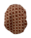 Lizi Headwear ETCH002 Rust Geometric Pre-Tied Bandanna with Full Grip Myselflingerie.com
