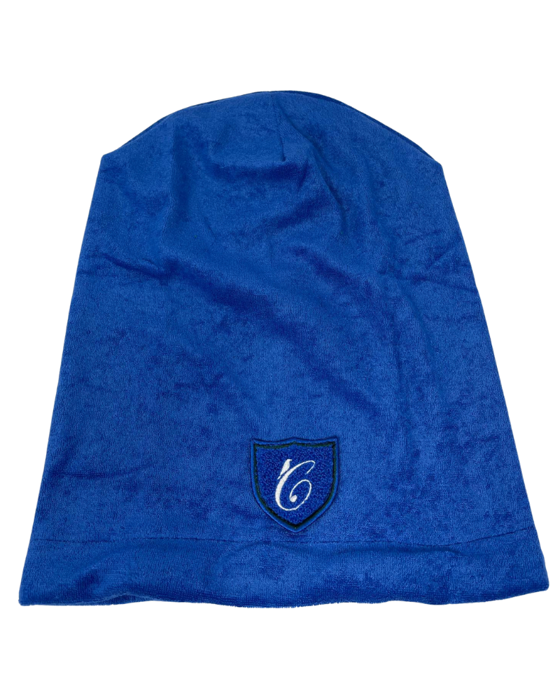 C. Bird CB101 Blue Terry Beanie Snood Myselflingerie.com