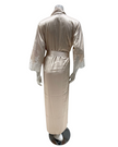 Mari M. 36217 Cream Classic Poly Silk Robe Myselflingerie.com
