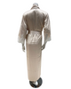 Mari M. 36217 Cream Classic Poly Silk Robe Myselflingerie.com