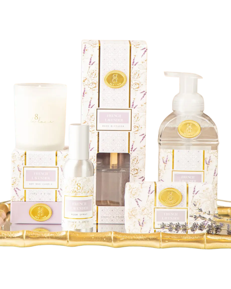 EBARA-006 French Lavender Wrapped Bar Soap