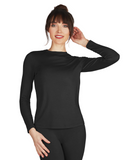 Me Moi CTL06641 Black Miyabi Long Sleeve Shell Myselflingerie.com