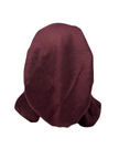 Revaz HS564N Burgundy Textured Adjustable Pre-Tied Bandanna with Velvet Grip Myselflingerie.com