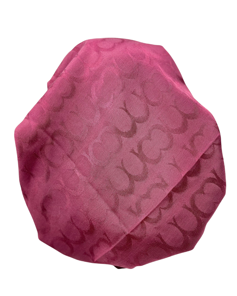 It's Younique PP-CO-BY Berry Coach Inspired Print Pre-Tied Bandanna with Velvet Grip Myselflingerie.com