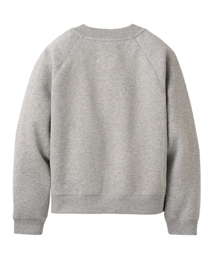 UGG 1171477 Grey Heather UGG Logo Crewneck Sweater Myselflingerie.com