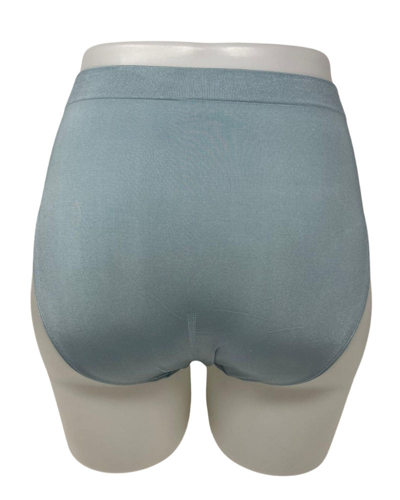 Wacoal 834175 Stone Blue B-Smooth Seamless Hi Cut Brief Myselflingerie.com