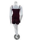 Jackie O'CS-F Fuschia Cut Velvet Cami Top & Shorts Set Myselflingerie.com