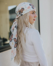 Tie Ur Knot Winged Whispers Adjustable Pre-Tied Bandanna with Full Non Slip Myselflingerie.com