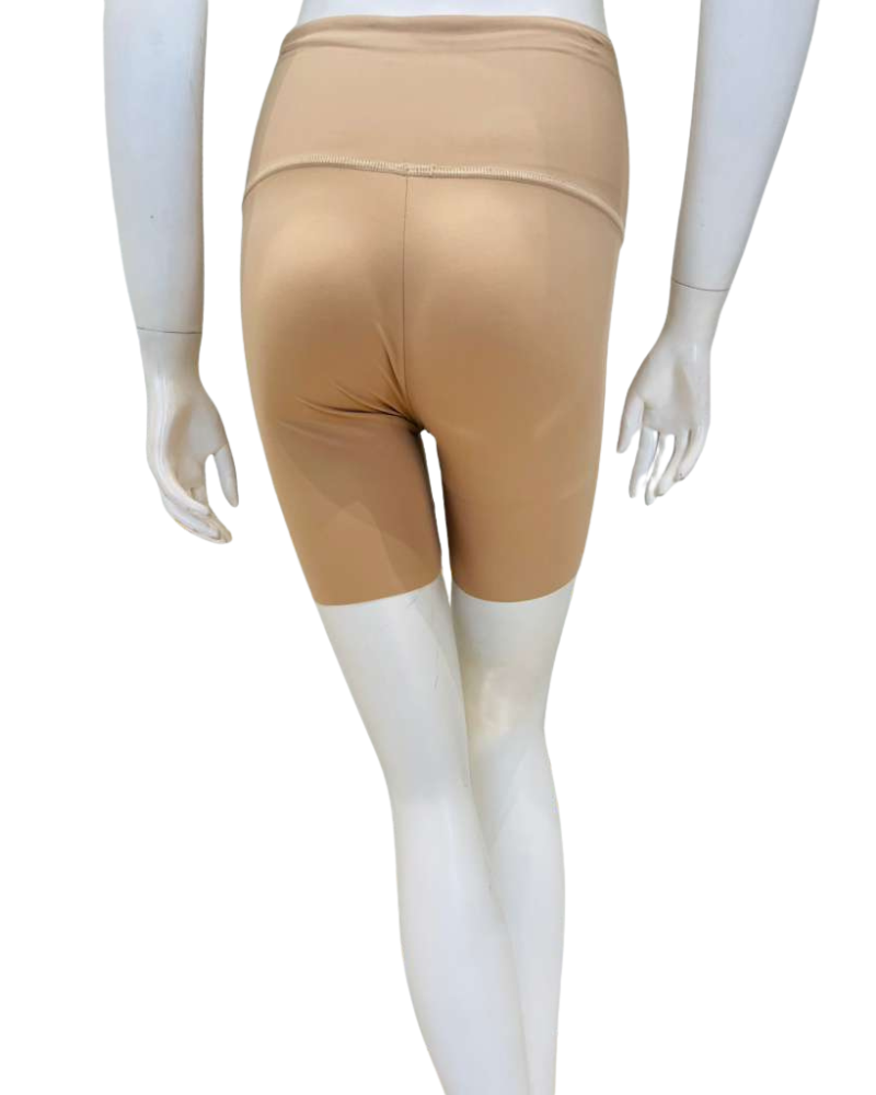 Leonisa 012925 Golden Beige High Waisted Firm Support Shorts Myselflingerie.com