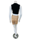 Leonisa 012925 Golden Beige High Waisted Firm Support Shorts Myselflingerie.com