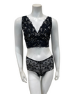 Cosabella PARAD1303 + 0771 Black/Gold Paradiso Curvy Bralette Set Myselflingerie.com