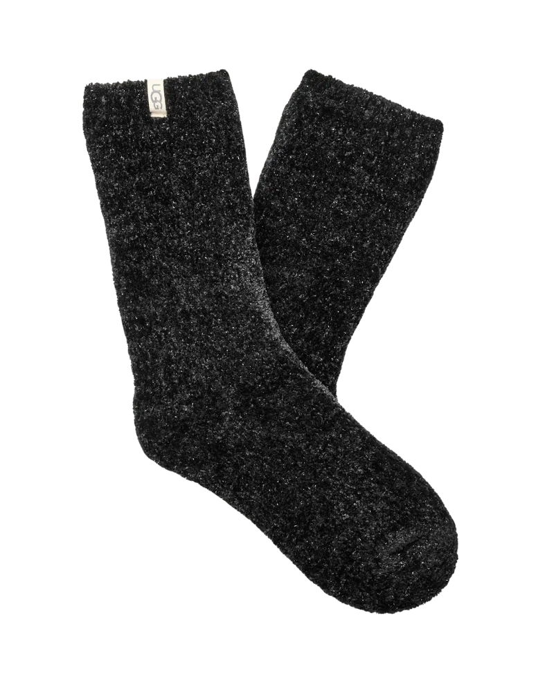 UGG 1123776 Cream/Wild Grape/Black Leda Sparkle 3 Pack Socks Gift Set Myselflingerie.com