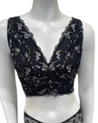 Cosabella PARAD1303 + 0771 Black/Gold Paradiso Curvy Bralette Set Myselflingerie.com