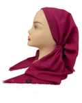 SP309A-BRY Berry Adjustable Pre-Tied Open Back Bandanna