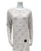ORD PRO247012 Cream Stars Waffle Button Down Nightgown Myselflingerie.com